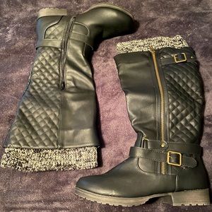 Women’s Black Winter Boots NIB Sz 9